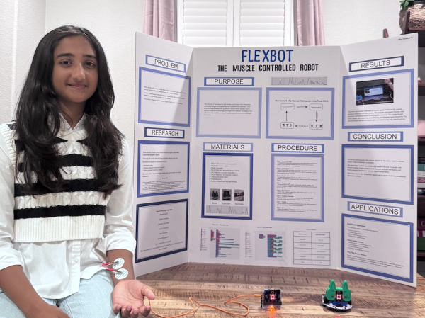 Meet Rhea: The 7th Grader Who Built a Muscle-Controlled Robot using SpikerBit