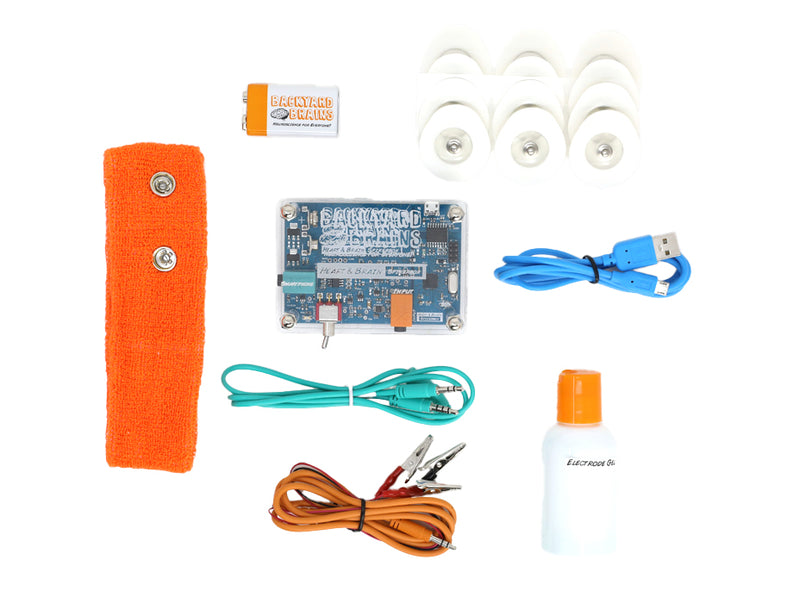 What is inside EEG, ECG Neuroscience Kit