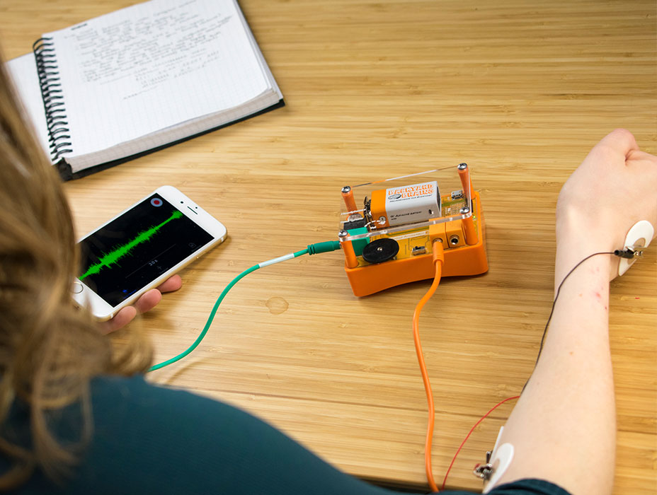 EMG as seen on Human SpikerBox